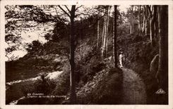 CPA Dinard Chemin de ronde a la Vicomte