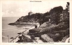 CPA Dinard Promenade des Allies et Pointe du Moulinet