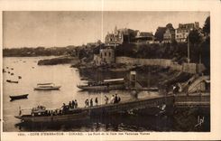 CPA Dinard Cote D Emeraude Dinard La Port et la Cale des Vedesses Vartas