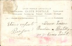 CPA Fantaisie Femme Anniversaire 