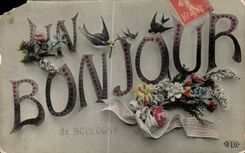 CPA Fantasy a Hello of Boulogne