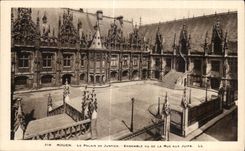 CPA Rouen Law courts seen Together Of the Street To the Jews