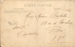 CPA Rouen Street with the Jews seen of I right wing of the Gothic Law courts Style and Henaissance edtlie in