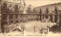 CPA Rouen Law courts Eusemble seen of the Street to the Jews