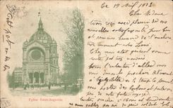 CPA Church Saint Augustin Paris
