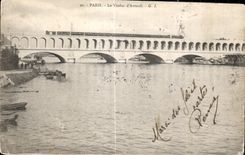 CPA Paris Le Viaduc d Auteuil Metro 