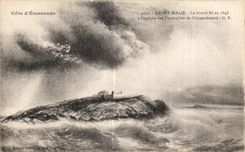 El santo de CPA que sea Malo grande tiene tiempo de Fondeailles de Chateaubriand