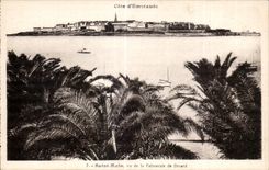 CPA Saint Malo vu de la Palmeraie de Dinard