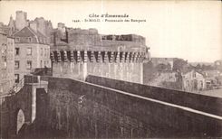 Santo Malo Promenude de CPA de las paredes