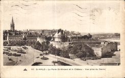 El santo Malo de CPA la puerta St Vincent y el Vur se escuda tomado del casino