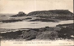 El santo Malo de CPA el bey grande y el pequeno bey tiene marea baja