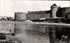 Playa de Malo del santo de CPA de la gama y del castillo