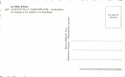 CPA el camino de la cornisa pero de rocas de Trayas el Aurele y el cabo mAximos Russet-red