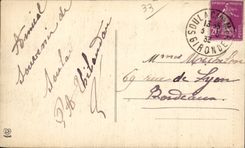 CPA Soulac on Sea the beach seen of the Pontoon