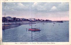 CPA Arcachon Le bassin Vue prise de la jetee d Eyrac
