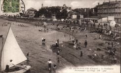 CPA Arcachon le boulevard Promenade La plage 