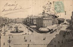 CPA Bordeaux Les allees de Tourny et le cours du XXX Juillet 