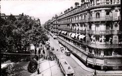 CPSM Toulouse la calle Lorena Alsacia y el jardin publico de Capitole