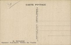 Teatro de Jean Jaures de la encrucijada de CPA Toulouse de las variedades