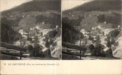 Carte Stereoscopique - Le Dauphine - Vue aux Environs de Grenoble - CPA 