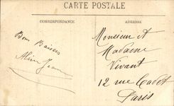 Paris - Floods of Paris 1910 - the Bridge of Arts - CPA