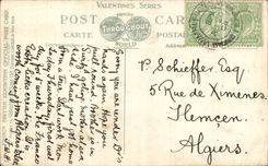 England - England - H Mr King Edward VII - President Fallieres in Irish Village - Free British Exhibition - CPA