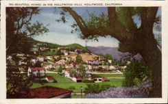 CPA Beautiful Homes in the Hollywood Hills Hollywood California