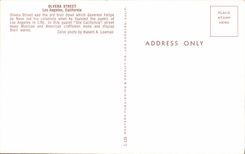 CPA Olvera Street Los Angeles California Olvera Street was the old trail down