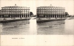 Carte Stereoscopique - Bayonne - Le Theatre - CPA 