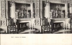 Carte Stereoscopique - Pau - Interieur du Chateau - CPA 