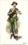CPA Infantryman From original painting by W Sheppard Couresty off Confederate Museum