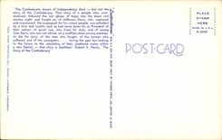 CPA Infantryman From original painting by W Sheppard Couresty off Confederate Museum