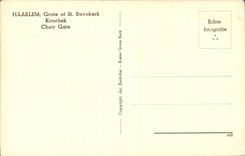 CPA Haarlem Grote off St Bavokerk Koorhek Choir Spoils