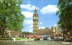 MODERN CARBig Ben   Parliament London Public garden