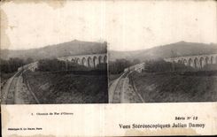 CPA Vues Stereoscopiques Julien Damoy Chemin de fer d Oleron