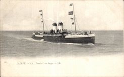 CPA Bateau Dieppe La Tamise 