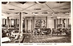 CPA Boat Normandy Living room Economy class Steamer