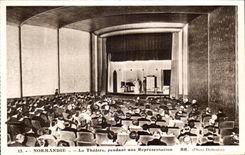 CPA Normandy Boat the Theater During a Representation Steamer