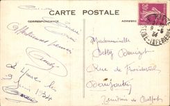 CPA Boat Le Havre In the Gust of wind Steamer