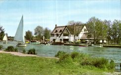 CPA To rivet bore-hole At Horning Ferry Norfolk Broads