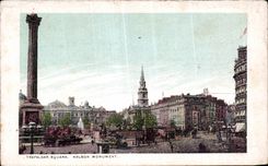 CPA Trafalgar Public garden Nelson Monument