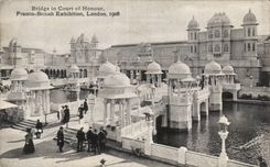CPA Bridge in Court Of Honour Franco British Exhibition London 1908