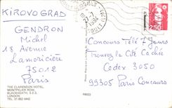 CPA The Clarendon Hotel Montpelier Row Blackheath S E 3 London