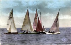 CPSM Boats Races of regattas Ducklings