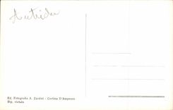 CPA Cortina da Miramonti EFotografia has Zardini Cortina ampezzo RIP vietata