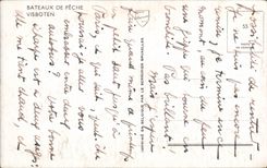 CPA Bateaux de Peche Visboten