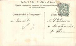 CPA Storm which S approaches Folklore Costume