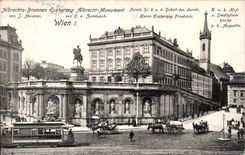 CPA Albrechts Brunnen Erzherzog Albrecht Monument