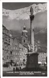 CPA Innsbruck Maria TheresienstraBe put Annasaule gege die Nordkette