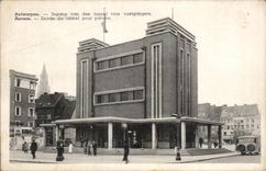 Entrada de Amberes de los voetgangers del voor del tunel de CPA Antwerpen Ingang van den del turnel para los pietans